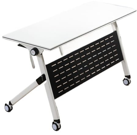 Rustikaler Konferenztisch aus Holz für Büro, Konferenzraum, wasserdicht und leicht zu reinigen, Chefschreibtisch für Seminarräume, rechteckiges Design, ideal für Trainingsräume, 140 x 40 x 76 cm