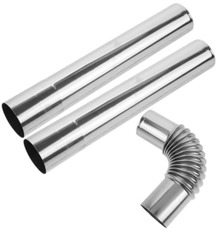 VALICLUD Stainless Steel Tube for Chimney Flue Sturdy Vent Tube Wood Stove Kit Compatible for Wood Stove Installation