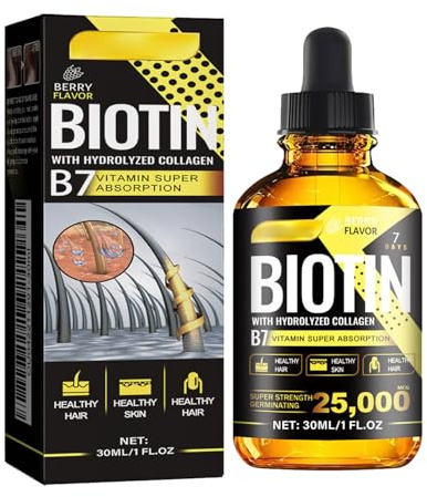 Mnozreo Serum De Crecimiento Del Cabello,Aceite de Crecimiento del Cabello,Anti Pérdida De Cabello,Aceite Capilar con Aceite de Vitamina C,Nutrir el Cabello y la Piel,30ML,1PC