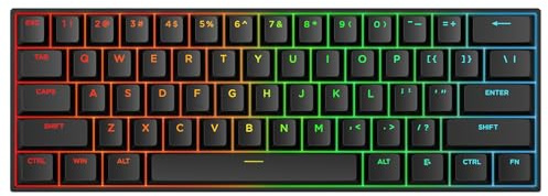 MCHOSE Ace 60 Hall Effect 8000Hz Rapid Trigger Gaming Keyboard | Magnetic switch keyboard, 0 Dead Zone, Adjustable Actuation, Hot-Swappable, SOCD, RS, DKS, MT, TGL, Key Macros