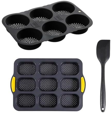 set strumenti per la cottura in silicone 3/4 / 5/6 include stampi per pagnotte, panini, vassoio, spatola e pennello, set per la cottura del pane, per panettieri domestici