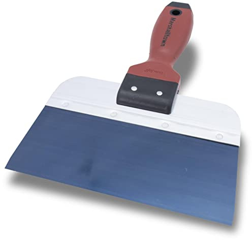 MARSHALLTOWN DuraSoft I Taping Knife,8 Inch, Blue Steel Blade, Drywall, DuraSoft Handle, 3508D