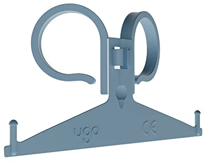 Crochet Ugo (x20) – Porte Poche de Nuit Durable et Facile à Nettoyer pour Cathéter, S'accroche Solidement aux Bras de la Chaise, Aux Fauteuils Roulants, et Aux Lits (x20)