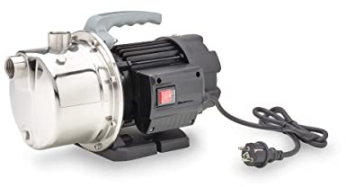 Pontec 87082 PondoGarden 4500 - schwarzgraue Gartenpumpe zur Bewässerung von Garten, Blumen- und Gemüsebeten / 900 W-Leistung / 230 V