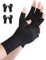 AovYoo 2 Paar Arthrose Handschuhe mit Kupfer, Fingerlose Rheuma Kompressionshandschuhe, Arthriti Gaming Handschuhe, Sehnenscheidenentzündung Rheumatische Schmerzlinderung, Karpaltunnelsyndrom (L)