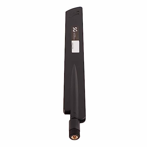 Antena omnidireccional, antena de alta ganancia de 18dbi, antena de enrutador, AZ7795G Antena 5G de alta ganancia de 18dbi Antena de banda completa omnidireccional(Negro)