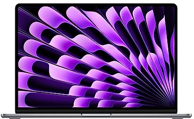 Apple 2023 MacBook Air portatile con chip M2: display Liquid Retina da 15,3, 8GB di RAM, 512GB di archiviazione SSD, videocamera FaceTime HD a 1080p. Compatibile con iPhone/iPad - Grigio siderale