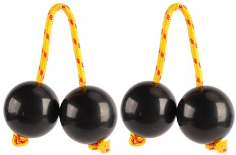 2 Piezas Bola Rítmica Africana Shaker Ajustable Kashaka Instrumento de Percusión Manual para Entretenimiento y Fiestas