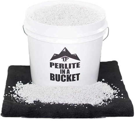 Premium Perlite BUCKET 1L / 3L / 5L / 10L / 20L / 25L grade 1 to 6mm Hydroponics Soil Aeration (100 Litre BAG)