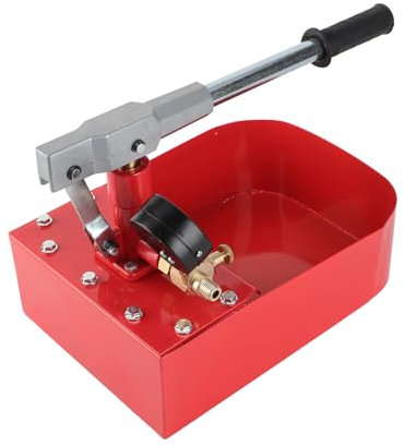 Topyond 1000 Psi 7 Mpa Manuelle Hochdruckprüfpumpe, Manuelle Hydraulische Prüfpumpe, Hydraulische Manuelle Wasserdruckprüfpumpe,Rohr Und Ventil Hydrauliktester Handwerkzeuge