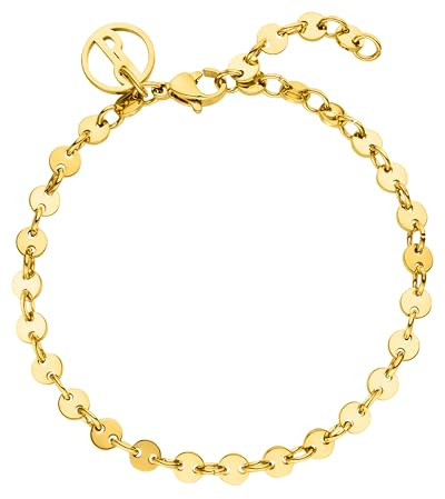 Purelei Pure Armband (14K) – Elegantes, verspieltes Damen Armband – Edelstahl – Verstellbare Länge 16-19 cm – Hawaiianisch inspiriert & wasserfest