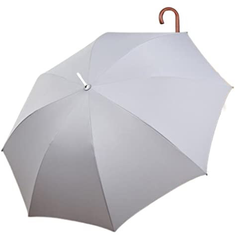 FBHappiness Regenschirm, Winddicht, robust, Golfschirm, Winddicht, extra stark, Stockschirm, Vintage-Hakengriff, Holz, automatischer offener Baldachin, Stockschirm, wasserdichter Regenschirm