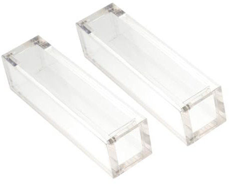 JOINPAYA 2stücke Acryl Aufbewahrungsbox Für Verschließbar Transparent Kompakt Und Leicht Für Praktische Kleine Organizerbox Für Schmuck Und Kleinteile