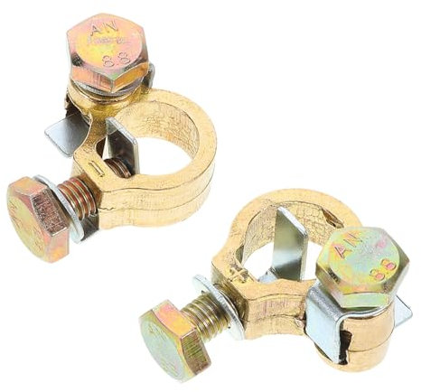 BUGUUYO Copper Battery Terminal Clamp Boat Battery Terminal Connectors for Car