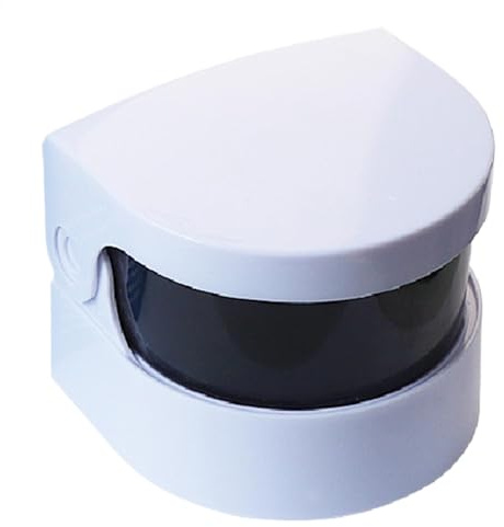 Pulitore Ultrasuoni Per Gioielli Corpo In ABS Antigoccia Con Coperchio Ad | Portatile Design con apertura a un pulsante, a tenuta stagna, corpo in ABS, per occhiali, de