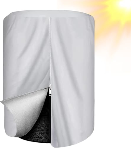 Bolsa de almacenamiento de neumáticos, cubierta para neumáticos de repuesto, bolsa impermeable para neumáticos de coche, gran capacidad, bolsa exterior para coches, camiones, remolques, vehículos