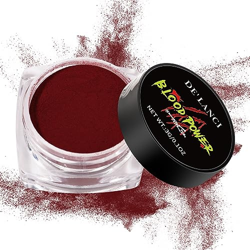 Faux Sang Lavable, Poudre De Sang Halloween, Fake Blood Pour Visage Et Corps, Maquillage Rouge Halloween Effets Spéciaux Pour Vampire Diaries Zombie Adulte Cosplay Clown Party Théâtre Film Monstres