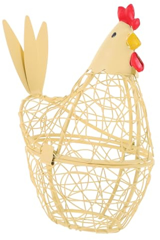 VALICLUD Decoración Forma De Pollo Cesta De Huevos De Organizador Para Huevos De Cocina Cesta Decorativa Casa o Cocina