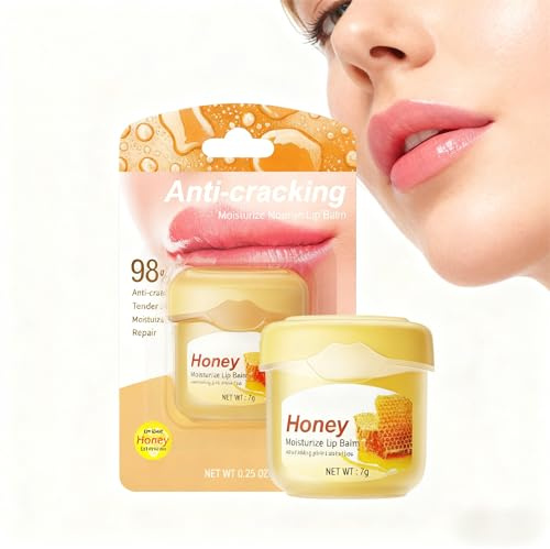 Sewinsling Honig Lippenbalsam7g,Original Lippenpflegestift, Lippenpflege,für Rissige Trockene Lippen für Schnelle und Anhaltende Pflege 2