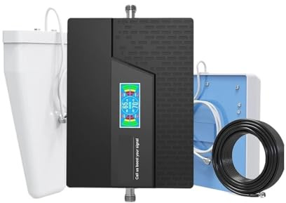 Ripetitore Di Segnale GSM 900 1800 2100 2600 A Quattro Bande, 4G 800 LTE, Antenna For Telefoni Cellulari, Cellulare Copertura più ampia(900 1800 2100 700B28)