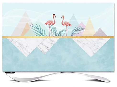 FUELIX Protezioni TV Copertura Antipolvere Coperture Protettive per Televisori Copertura Antipolvere per Schermo TV/Computer per Interni Copritelevisori da Appendere/Schermo Curvo A5,40-43inch