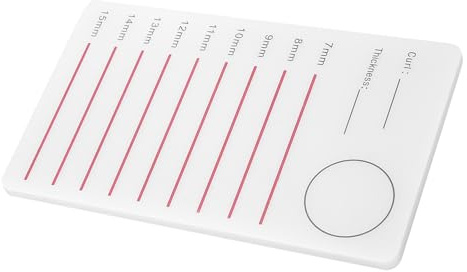Yctze Support d'extension de Cils surdimensionné avec Coussinet en Silicone, Support de Greffe de Cils Professionnel pour Salon et Usage Personnel (Table à cils simple XL)