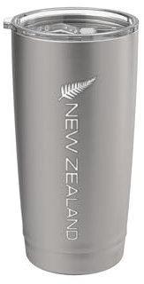NEW Zealand Fern Flag Athletic Sports Vertical Style TEE Stainless Steel Insulated Tumbler