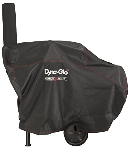 Dyna-Glo Barrel Charcoal Grill Cover - Water Resistant, Heavy-Duty PVC Shell, 600 Denier Polyester Lining, Fits up to 51.8x34.5x60.0in (131.57x87.6x152.4cm), DG730CBC, DGSS675CB, DGSS675CB-D