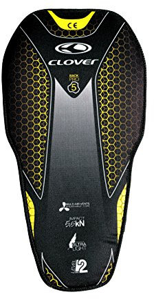 Back Pro-5 Insert Ce Level 2, Nero/Giallo, Taglia L