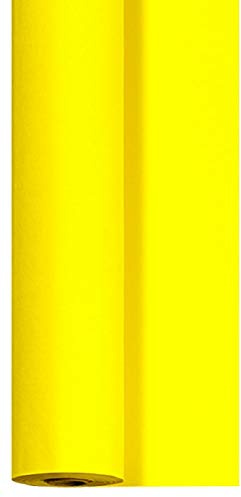 Duni Dunicel Tischdeckenrolle Gelb 1,18 m x 25 m, Tischdecke gelb