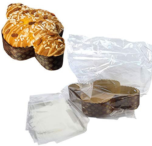 PZ 10 STAMPO COLOMBA IN CARTA + PZ 10 BUSTA IN PLASTICA 40X50 CM IDEALE PER IL CONFEZIONAMENTO DI COLOMBE ARTIGIANALI