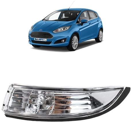 BIAREN Door Wing Mirror Indicator Lens Clear Left Passenger Side For Ford Fiesta B-Max 2008-2017 1748313 8A6113B381AF