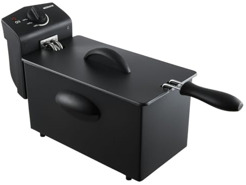 FREIDORA INOX 2000w 3,0 l Svart