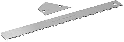 Gitarrenhals-Lineal-Set, Genaue Messung, Eingekerbtes Nivellierlineal, Gitarrenbauer-Werkzeug für Elektrische Akustikgitarren und Bässe