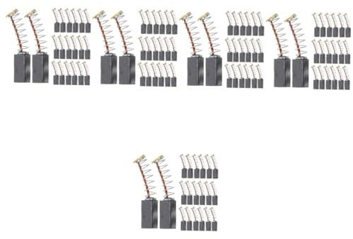 Hoement 100stücke Kohlebürsten Für Elektrowerkzeuge Universelle Kohlebürsten Für Schleifmaschinen Ersatzteile Für Motoren Zuverlässige Leistung Und Einfache Handhabung