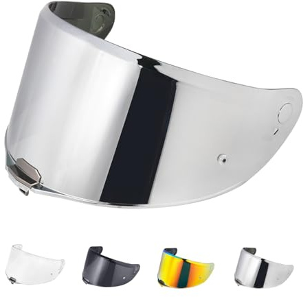 JQF Gear Helmvisier für FF811/VECTOR II/Citation II Motorradhelm Visier | Motorrad Vollgesichtshelm Windschutzscheibe Schutzhülle Ersatz