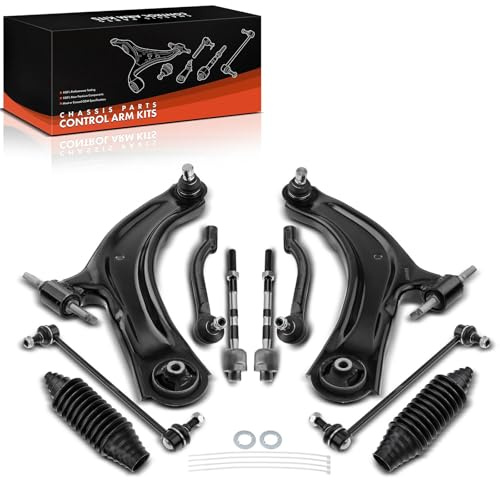 Frankberg 10 brazos de control para suspensión de ruedas del eje delantero | 54501BR30A; Compatible con: X-Trail T31, Koleos I HY, Qashqai +2 I J10 NJ10