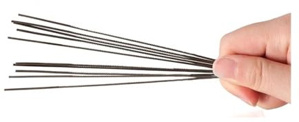 LDHNFBYV 12 Piezas de Hojas de Sierra for fabricación de Joyas, Hojas de joyería, Hojas de Sierra de Metal, Sierra de Alambre de Acero de Diente Fino, Herramientas manuales, Cuchillos de Metal(3)