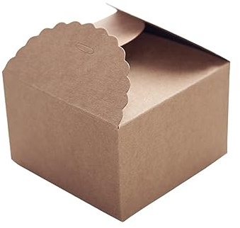 FRCOLOR 10er-pack Hochzeitsgeschenkboxen Bonbonschachteln Aus Kraftpapier für Hochzeitsgeschenke 9 X 9 X 6 Cm Ohne Seil