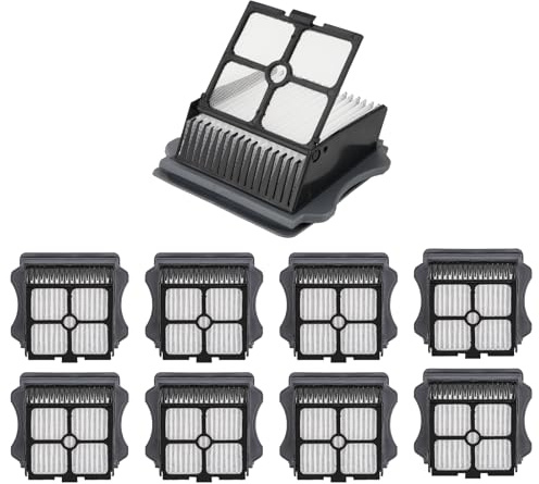 (9 piezas) Floor One S5 Filtros HEPA de repuesto compatibles con Tineco iFloor 3, Floor One S3, Floor One S5, Floor One S5 Pro 2, Aspiradora inalámbrica de agua y polvo, Accesorios de filtros