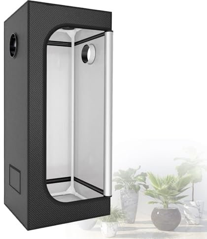 Armario De Cultivo,Conjunto Completo De Armario De Cultivo Con Luces Led Regulables, Tela Oxford 600d E HigróMetro Para Plantas De Interior Y Verduras,90 * 90 * 180cm-GrowTent