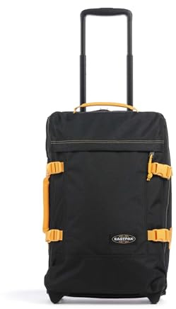 Eastpak Tranverz S Kabinentrolley 42L (51 x 32,5 x 24 cm), robuster Koffer mit Rollen, leichtes Handgepäck mit 2 Fächern, Teleskopgriff & TSA-Schloss - Kontrast Mango