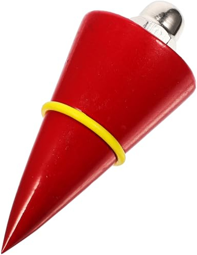 DOITOOL Plomada Martillo Colgante 300 G Sólido Cable 12 M Kit de Medición para Construcción Carpintería Topografía Herramienta Precisa Portátil Color Aleatorio Color Aleatorio