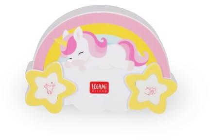 Legami - Minuteur 2 en 1 pour se Laver Les Mains et Les Dents, Hands and Teeth Timer, Unicorn, 2 Minutes pour se Laver Les Dents et 20 Secondes pour se Laver Les Mains