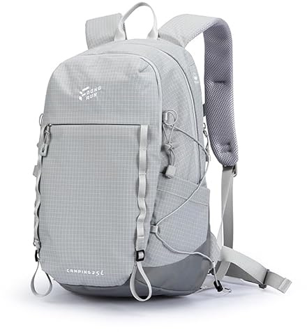 Waniki 25L Wanderrucksack Damen Herren Reiserucksack Wasserdicht Rucksack | Leicht Tagesrucksack mit Brustgurt und 3D Air Mesh Rückenbelüftung für Wandern Radfahren Klettern Camping Sport Reis