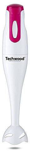 Techwood TMP-7178 Batidora de mano, Acero de aleación, Púrpura/Blanco