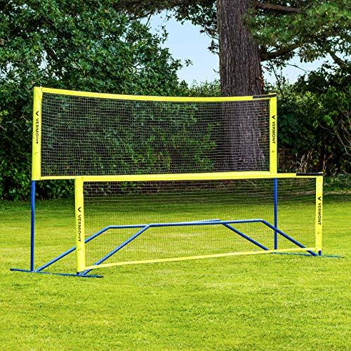Vermont Portable Football Tennis Net | Complete Head Tennis Net In 3 Sizes (10ft, 20ft, 30ft) With Carry Bag (10ft)
