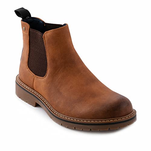 Toocool Stivaletti Uomo Scarpe Chelsea Beatles Polacchine Anfibi Eleganti Y103 [42,Camel]