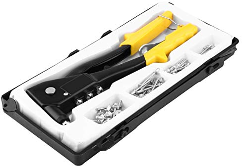 Handnietzangen Blindnietzange, Nietenzange Set Nietzange, Robuste Nietzange, Ergonomischen Griff Für Echte Handwerker, Inkl. 60 Mitgelieferten Nieten