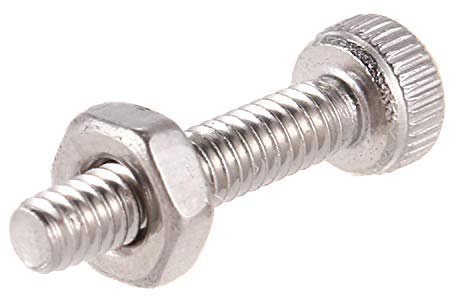 yaojie 50Set M2X10Mm TêTe à Six Pans Creux Vis à TêTe MoletéE Boulons ÉCrou